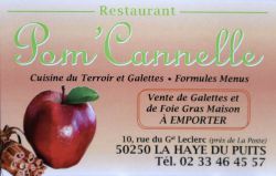 RESTAURANT Pom‘Cannelle clioquez pour + d‘infos